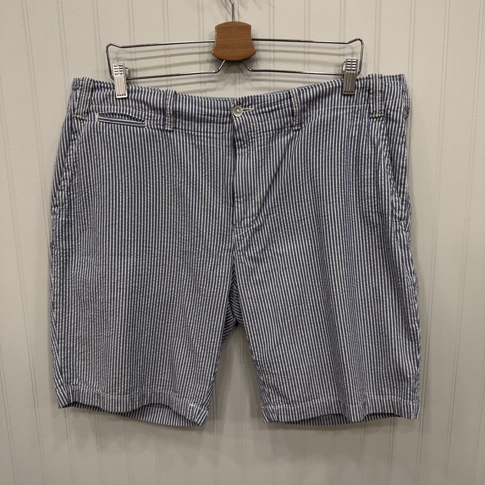 Polo Ralph Lauren Men's W38 Seersucker Striped Nautical Shorts Sailing Preppy